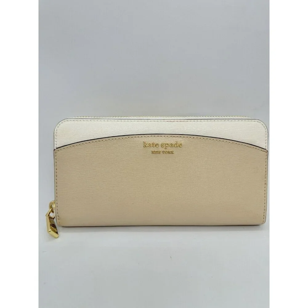 Kate Spade NY Morgan Colorblock Saffiano Leather Women’s Zip Around Wallet
